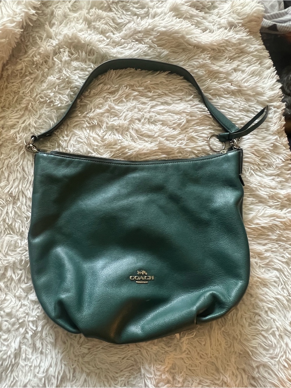Coach Leather Hobo Bag